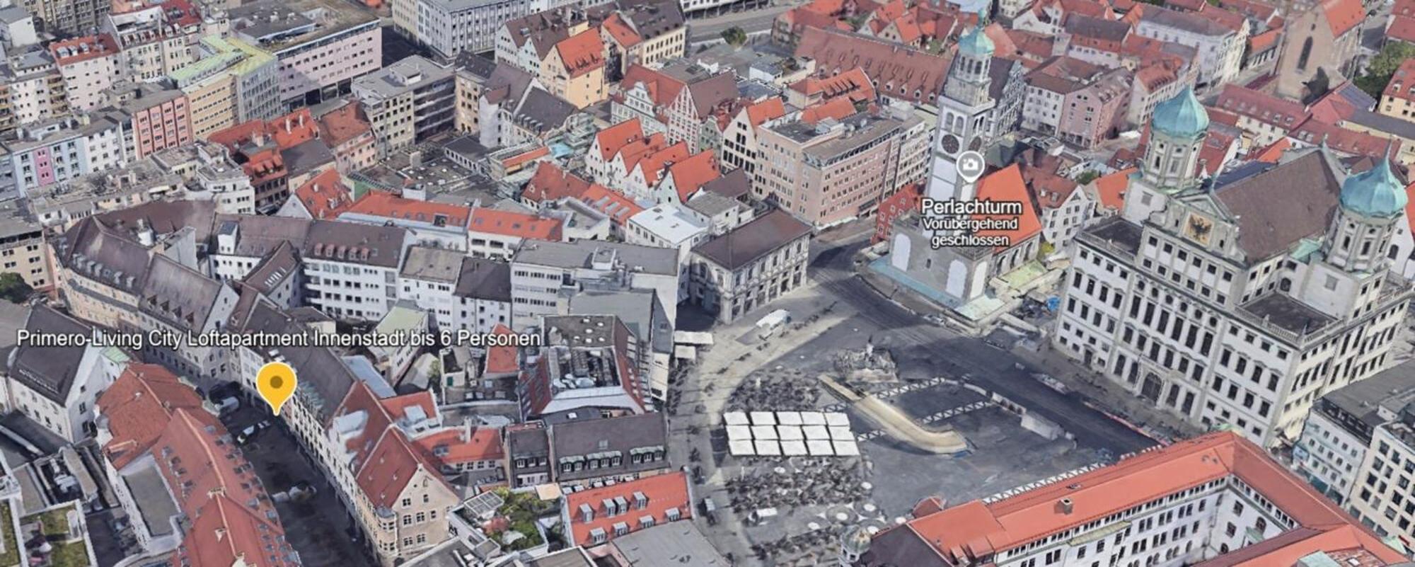 Primero City-Loftdomizil Innenstadt 84Qm Mit Grosser Gemeinschaftsterrasse Augsburg Exterior foto